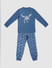 Boys Blue Printed T-shirt & Pyjama Night Suit Set_393905+1